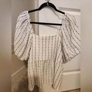 Madewell and black stripped top